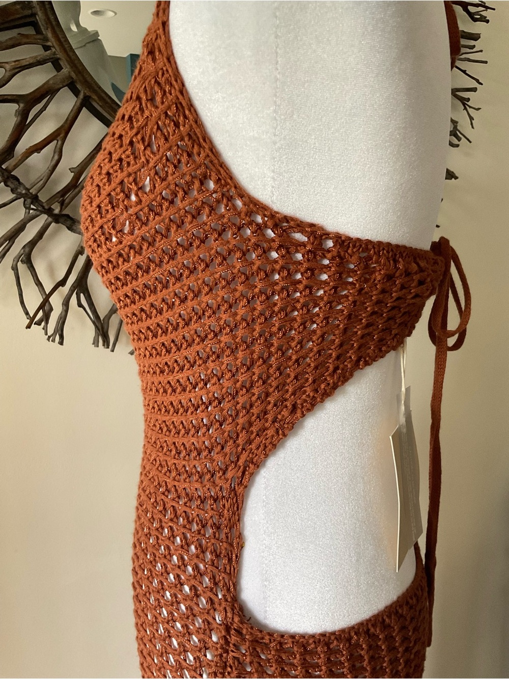 MEshki BEACHY maxi, open back